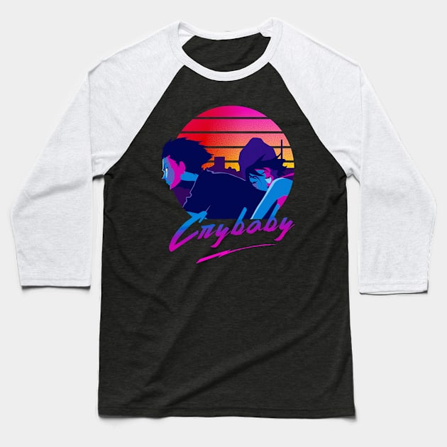 Crybaby 80s Baseball T-Shirt by geekmethat